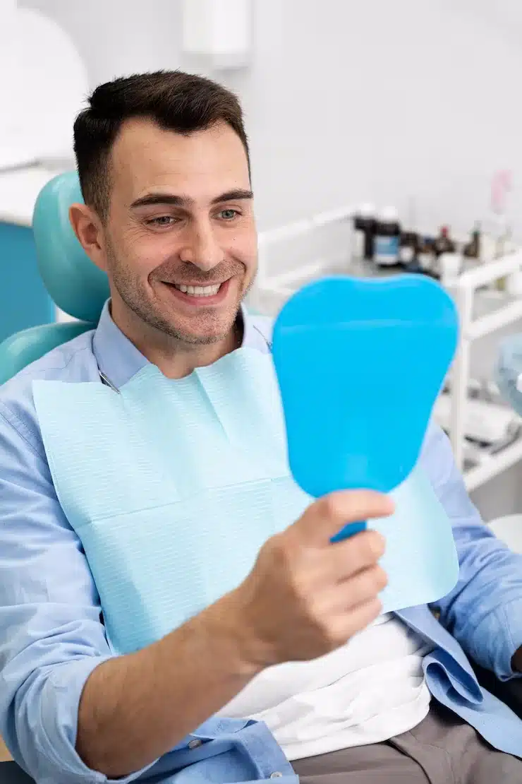 Teeth whitening patient